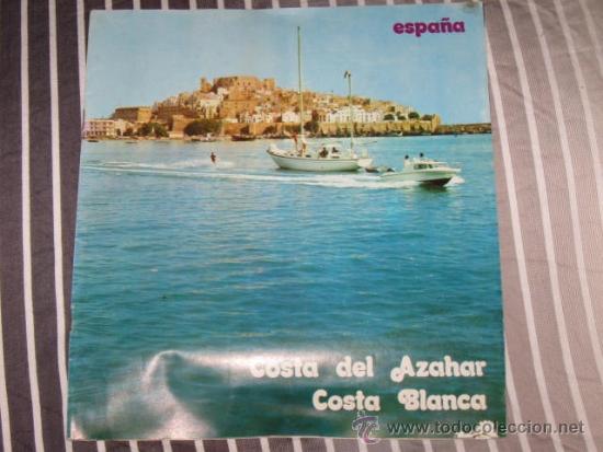 Travel Brochures: QUEX TURISMO VIAJES - FOLLETO DE TURISMO COSTA BLANCA COSTA DEL AZAHAR 1974