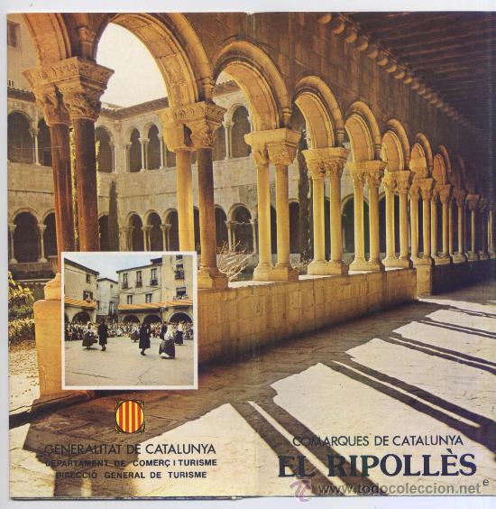 Folletos de turismo: FOLLETO TURISMO *EL RIPOLL&Egrave;S* - COMARQUES DE CATALUNYA, CON PLANO