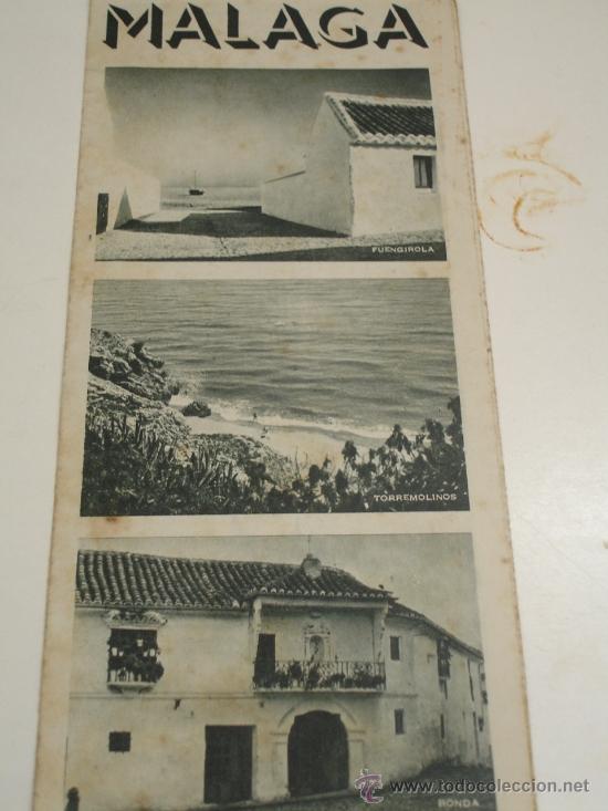 Folhetos de turismo: FOLLETOS DE TURISMO MALAGA