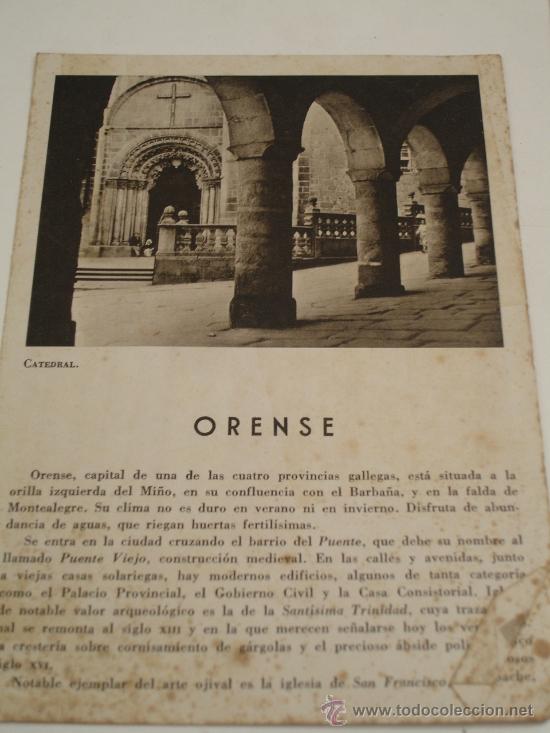 Folhetos de turismo: FOLLETOS DE TURISMO ORENSE
