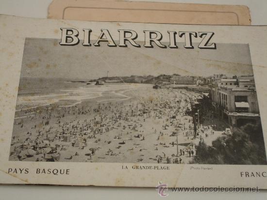 Folhetos de turismo: FOLLETOS DE TURISMO BIARRITZ FRANCIA