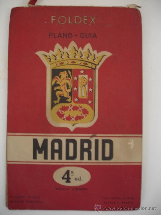 Folhetos de turismo: MADRID FOLDEX PLANO GUIA