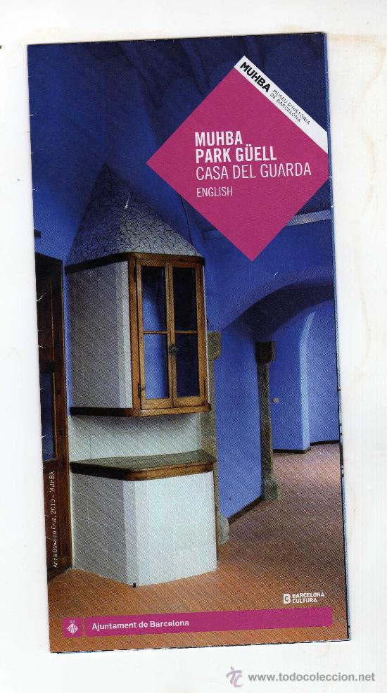 folleto en inglés de la casa del guarda en el p - Buy Antique tourism  brochures on todocoleccion