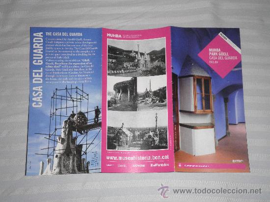 folleto en inglés de la casa del guarda en el p - Buy Antique tourism  brochures on todocoleccion