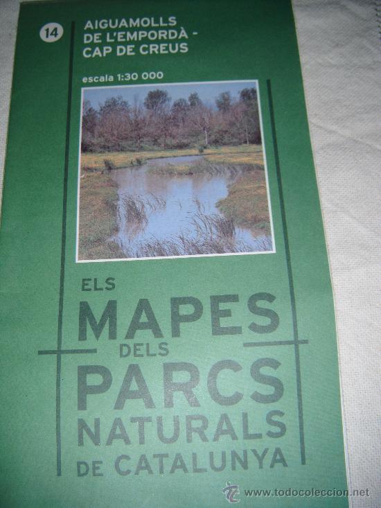 Brochures de tourisme: mapes de aiguamollrs de l&acute;emporda cap de creus