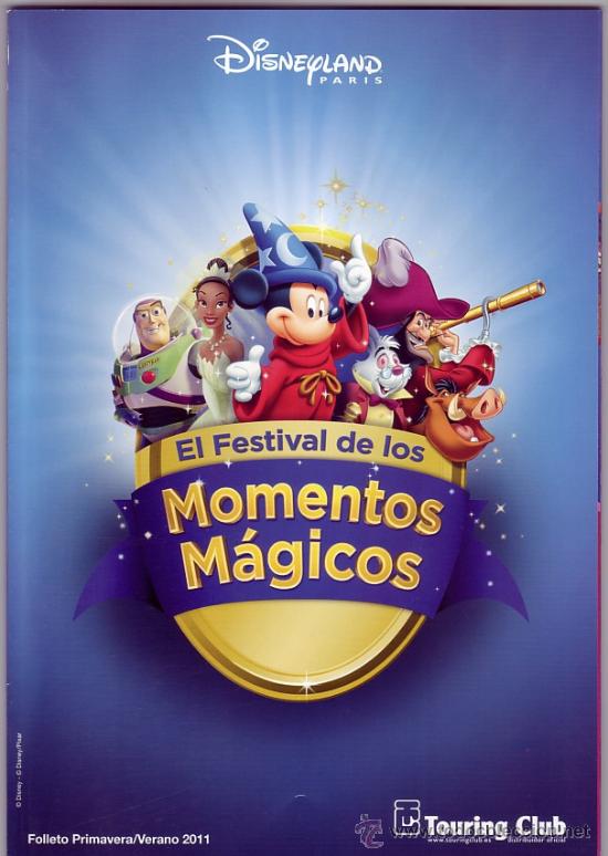 Folletos de turismo: ARC-02 DISNEYLAND PARIS TOURING CLUB 2011 FOLLETO REVISTA GUIA DEL PARQUE WALT DISNEY MICKEY MOUSE