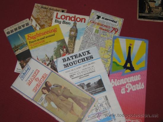 Travel Brochures: LOTE CON 8 FOLLETOS DE TURISMO DE DIFERENTES PAISES