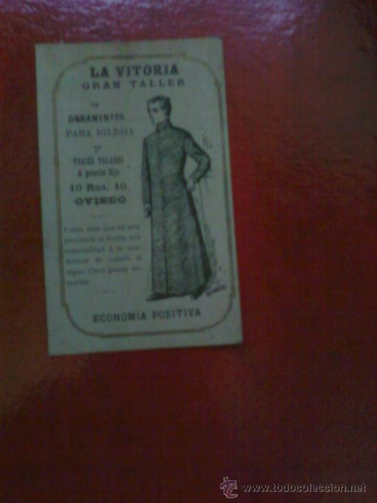 Tourismusbrosch&uuml;ren: ANTIGUA TARJETA -FOLLETO  TALLER LA VITORIA.OVIEDO