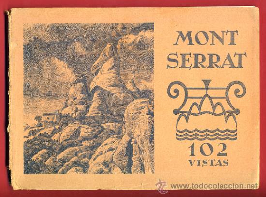 Brochures de tourisme: FOLLETO PUBLICIDAD DE MONSERRAT, BARCELONA, 102 VISTAS, 96 PAGINAS,ORIGINAL