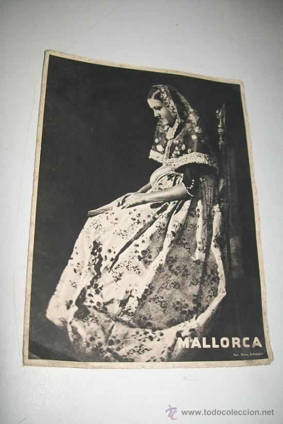 Brochures de tourisme: ANTIGUO FOLLETO DE MALLORCA- S/F.- 16 P&Aacute;G DE ILUSTRACIONES M&Aacute;S TAPAS-MIDE 23X16.5 CM.