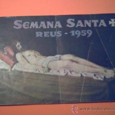 Folletos de turismo: PROGRAMA DE SEMANA SANTA - REUS -1959 - 