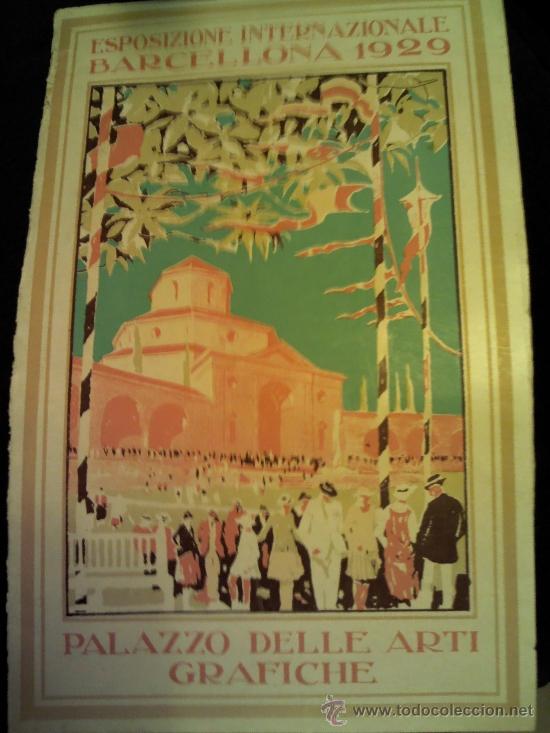Folhetos de turismo: PLANO O GU&Iacute;A DE LA EXPOSICI&Oacute;N INTERNACIONAL DE BARCELONA 1929