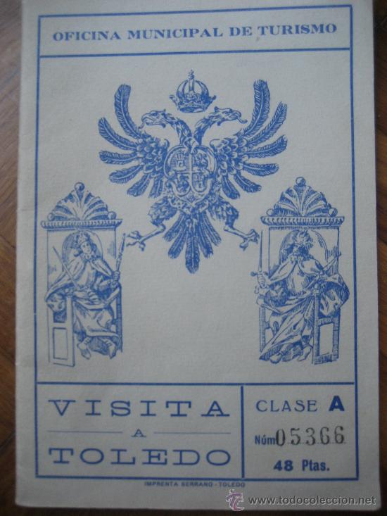 Tourismusbrosch&uuml;ren: Toledo. Oficina Municipal de Turismo. Tarjeta de visita a los monumentos.