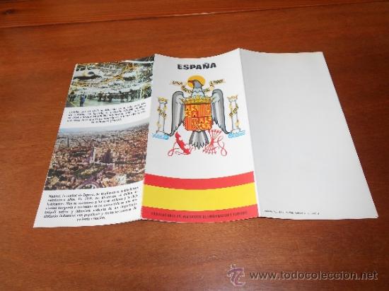 Folletos de turismo: ESPA&Ntilde;A, TR&Iacute;PTICO EDITADO POR EL MINISTERIO DE INFORMACI&Oacute;N Y TURISMO EN 1966