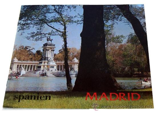 Brochures de tourisme: FOLLETO TUR&Iacute;STICO DE MADRID, INPROTUR 1986 EN ALEMAN, INCLUYE PLANO, 23 X 23 CM, 20 PAG. PSR1