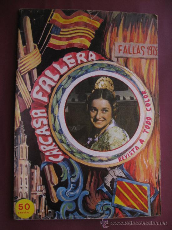 Brochures de tourisme: FALLAS VALENCIA REVISTA CARCASA FALLERA 1975 PUBLICIDAD DOLZ MARTINEZ PASCUAL MUEBLES TARIN