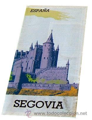 Brochures de tourisme: FOLLETO SEGOVIA 1990 21 X 10,50 CM (63 X 42 CM DESPLEGADO) PSR1