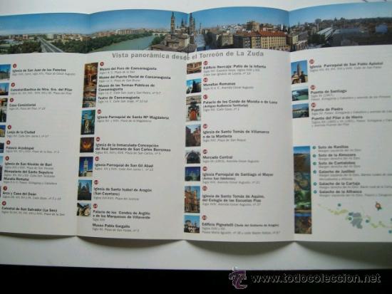 Folletos de turismo: TORREON DE LA ZUDA - ZARAGOZA - Foto 2
