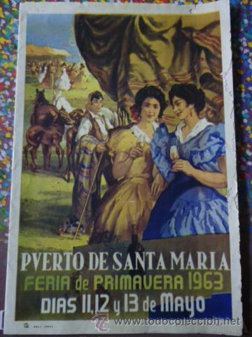 Brochures de tourisme: Puerto de Santa Mar&iacute;a Feria de Primavera1963