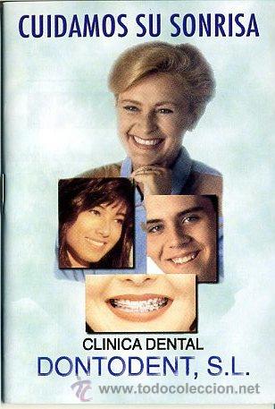 Travel Brochures: folleto odontologia - clinica dental dontodent / madrid - 1980's / 16 hojas / 8x11,5