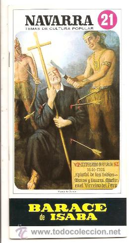 Brochures de tourisme: NAVARRA TEMAS DE CULTURA POPULAR N&ordm; 21 &ndash; BARACE DE ISABA EXPLORADOR DE BOLIVIA &ndash; VALERIANO ORD&Oacute;&Ntilde;EZ