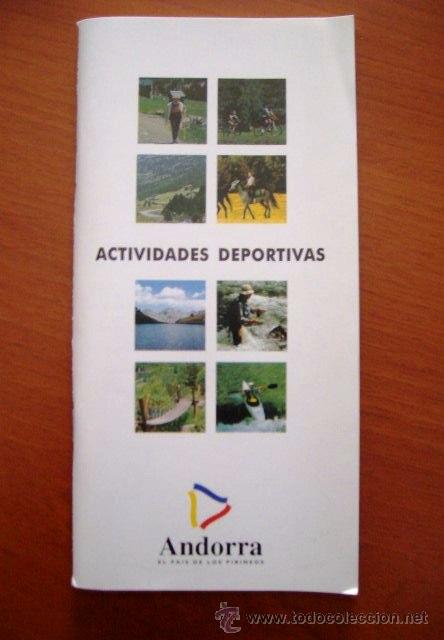 Folhetos de turismo: ANDORRA - ACTIVIDADES DEPORTIVAS (200?)