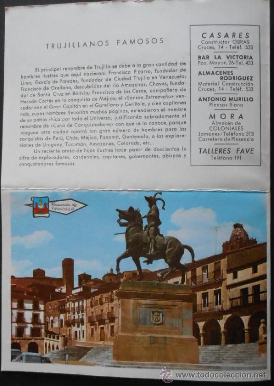Travel Brochures: (6741)FOLLETO DE TURISMO DE TRUJILLO,CACERES,