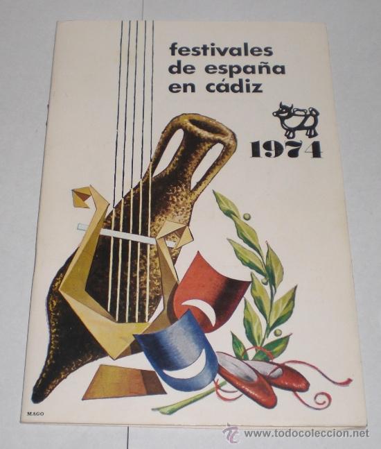 Travel Brochures: Festivales de Espa&ntilde;a en Cadiz - 1974
