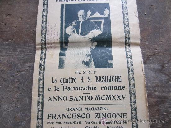 Folletos de turismo: plano de roma de 1925 - Foto 1