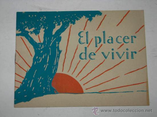 Folhetos de turismo: Folleto EL PLACER DE VIVIR, editado por Federico Bonet, para la marca Sal de Frutas Eno.