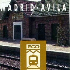 Folletos de turismo: FOLLETO DESPLEGABLE EXCURSIONES 1995 - ECOTREN MADRID-AVILA / Nº 5 - RENFE / LA LIBRERIA