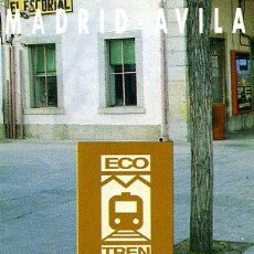 Folletos de turismo: FOLLETO DESPLEGABLE EXCURSIONES 1995 - ECOTREN MADRID-AVILA / Nº 7 - RENFE / LA LIBRERIA