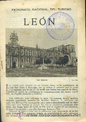 Travel Brochures: LE&Oacute;N. PATRONATO NACIONAL DEL TURISMO.     A-FOTUR-017