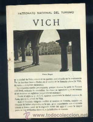 Travel Brochures: VICH. PATRONATO NACIONAL DEL TURISMO.            A-FOTUR-032
