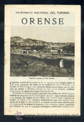 Travel Brochures: ORENSE. PATRONATO NACIONAL DEL TURISMO.     A-FOTUR-042