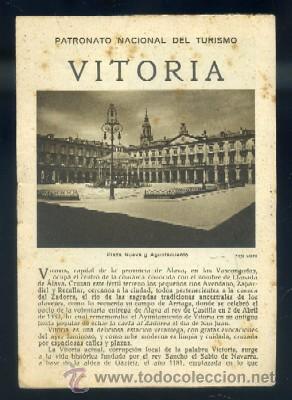 Travel Brochures: VITORIA. PATRONATO NACIONAL DEL TURISMO.           A-FOTUR-048