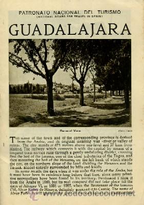 Travel Brochures: GUADALAJARA. PATRONATO NACIONAL DEL TURISMO.  A-FOTUR-073.