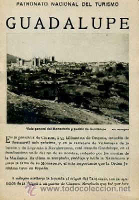 Tourismusbrosch&uuml;ren: GUADALUPE. PATRONATO NACIONAL DEL TURISMO. A-FOTUR-083