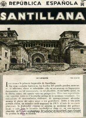 Travel Brochures: SANTILLANA. PATRONATO NACIONAL DEL TURISMO. A-FOTUR-0126