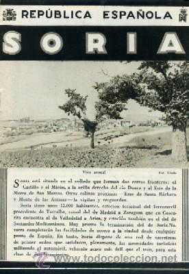 Travel Brochures: SORIA. PATRONATO NACIONAL DEL TURISMO. A-FOTUR-0133