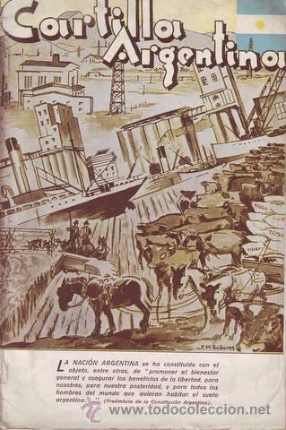 Tourismusbrosch&uuml;ren: CARTILLA ARGENTINA. Talleres gr&aacute;ficos del Ministerio de Agricultura de la Naci&oacute;n.