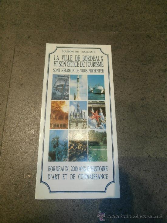 Tourismusbrosch&uuml;ren: Plano de la ciudad de Burdeos (Bordeaux) (2002)