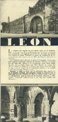 Tourismusbrosch&uuml;ren: LEON. PATRONATO NACIONAL DE TURISMO. A-FOTUR-0211