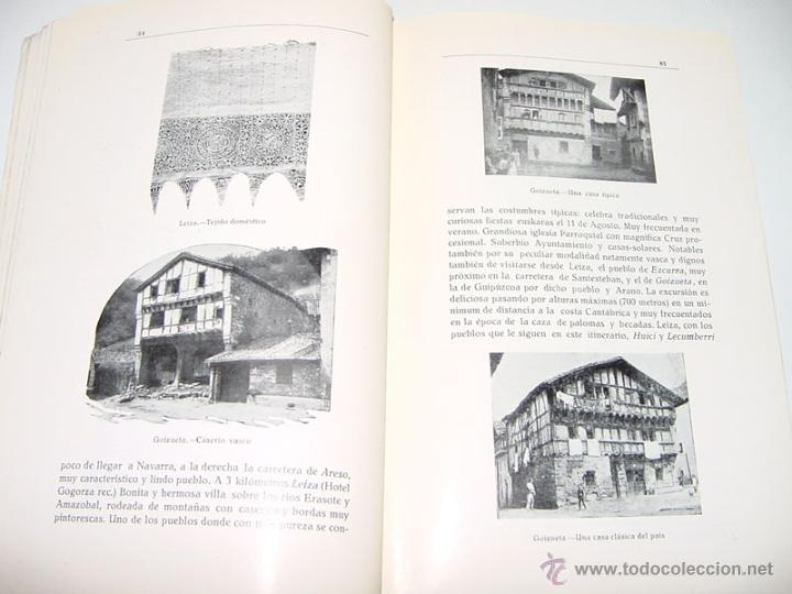 Brochures de tourisme: GU&Iacute;A TUR&Iacute;STICA DE NAVARRA - AYUNTAMIENTO DE PAMPLONA - Edit. Aramburu. Pamplona, 1929. 20,5 cm. 214