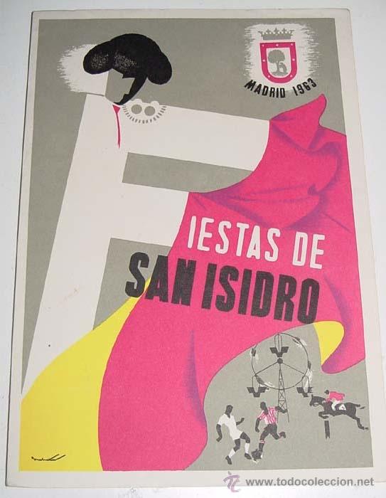 Tourismusbrosch&uuml;ren: PROGRAMA OFICIAL DE LAS FIESTAS DE SAN ISIDRO DE MADRID DE 1963, PUBLICADO POR EL AYUNTAMIENTO DE MA