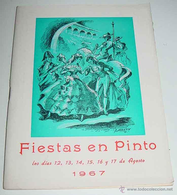 Tourismusbrosch&uuml;ren: ANTIGUO PROGRAMA OFICIAL DE LAS FIESTAS DE PINTO - MADRID - EN HONOR DE NUESTRA SE&Ntilde;ORA DE LA ASUNCIO