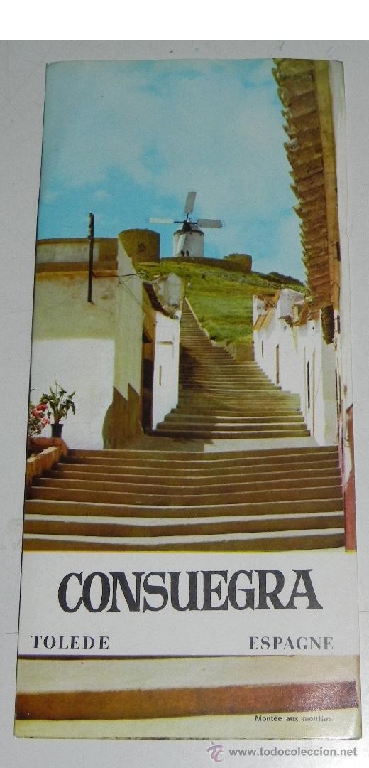 Folletos de turismo: FOLLETO TURISTICO CONSUEGRA (TOLEDO). - mide desplegado 30 x 22 cms., con muchas fotografias., en fr
