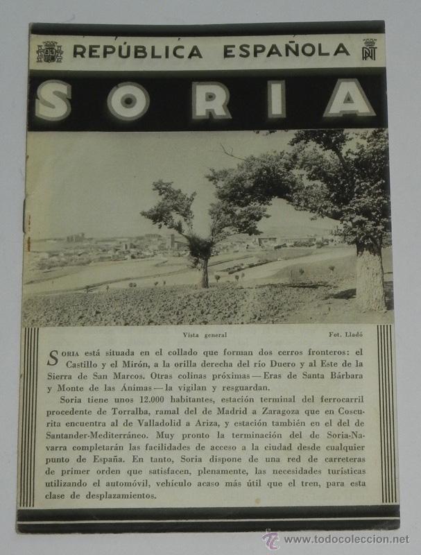 Brochures de tourisme: ANTIGUO FOLLETO-GUIA DE LA REPUBLICA ESPA&Ntilde;OLA - SALAMANCA - 8 PAGINAS - MIDE 12X17 APROX. DEL PATRON