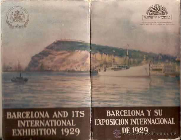 Tourismusbrosch&uuml;ren: Barcelona y su exposicion internacional de1929. Motonaves. 14 x 22 cms - Vell i Bell.