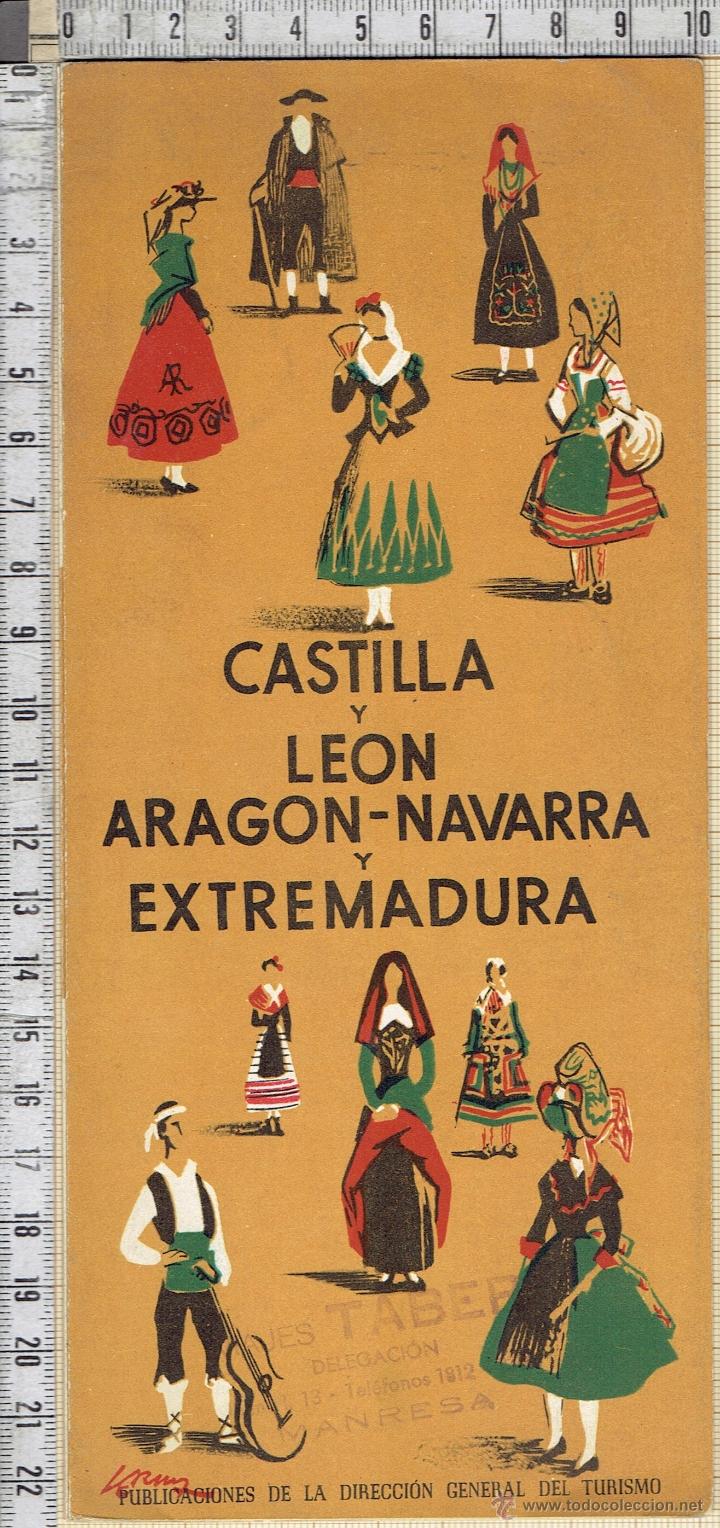 Tourismusbrosch&uuml;ren: FOLLETO DE TURISMO-CASTILLA Y LEON-ARAGON/NAVARRA-EXTREMADURA.